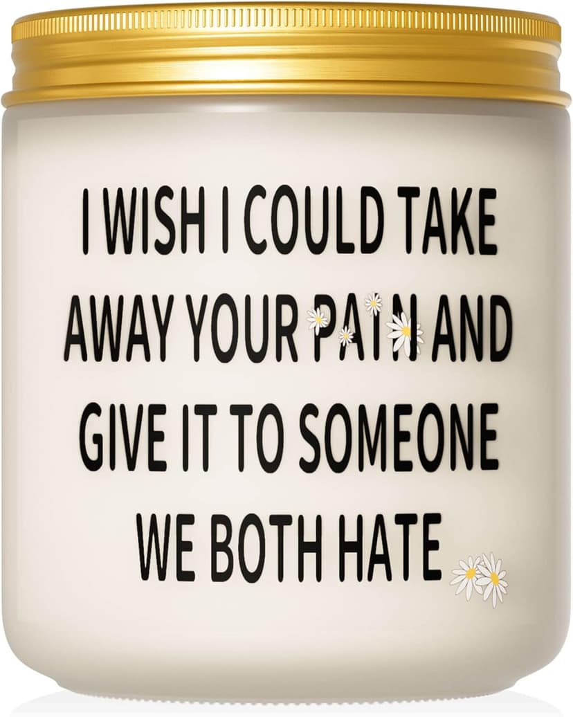 Get Well Soon Gifts for Women Men, Funny Present for Her Him After Surgery, Feel Better Candle Gift for Mom Sick Friends, Recovery, Sympathy, Cancer Comfort, Grieving, Divorce, Thinking of You Gift