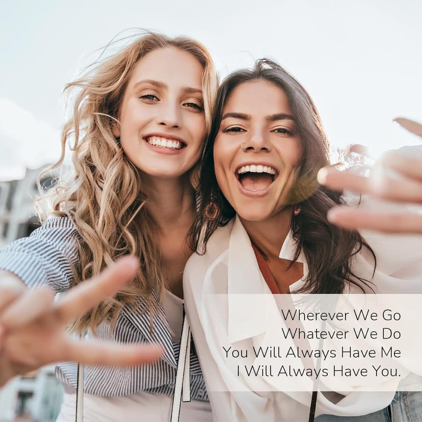 Gifts for Best Friends Women: Soul Sister Friendship Bestie Birthday Gift - Unique Present for Sisters from Sister Resin Figurines