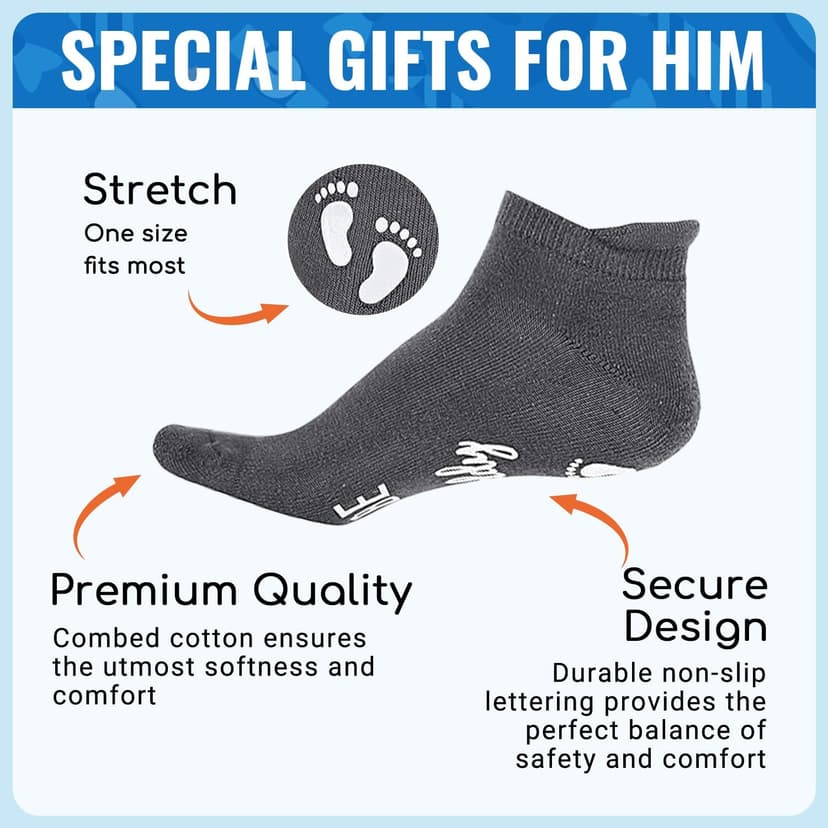 HAPPYPOP Gifts for Family Members - New Dad Gifts, Funny Dad Mom Aunt Socks