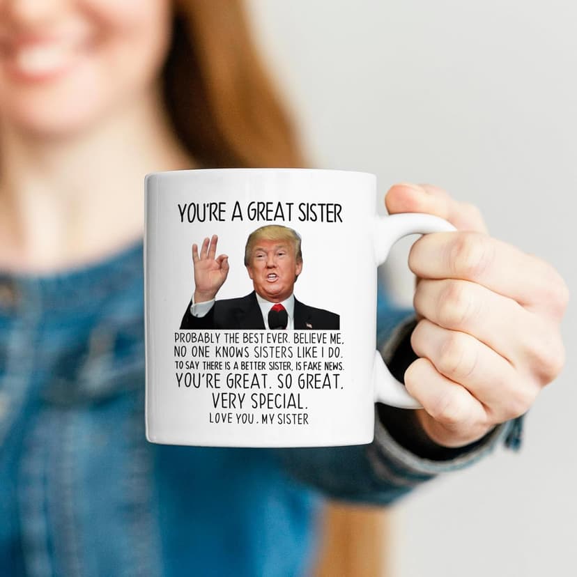 Aurahouse You're A Great Sister Mug, Funny Sister Gifts from Sister Brother, Sister Birthday Gifts, Christmas Gifts, Mothers Day Gifts for Sister-in-law, Soul Sister 11 Oz Cup