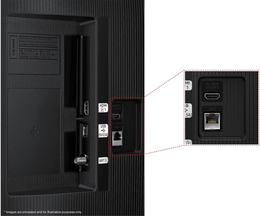 Samsung 32-Inch Class Full HD F6000 Smart TV (2025 Model) HDR, Object Tracking Sound Lite, Knox Security, One UI Tizen, Smart TV