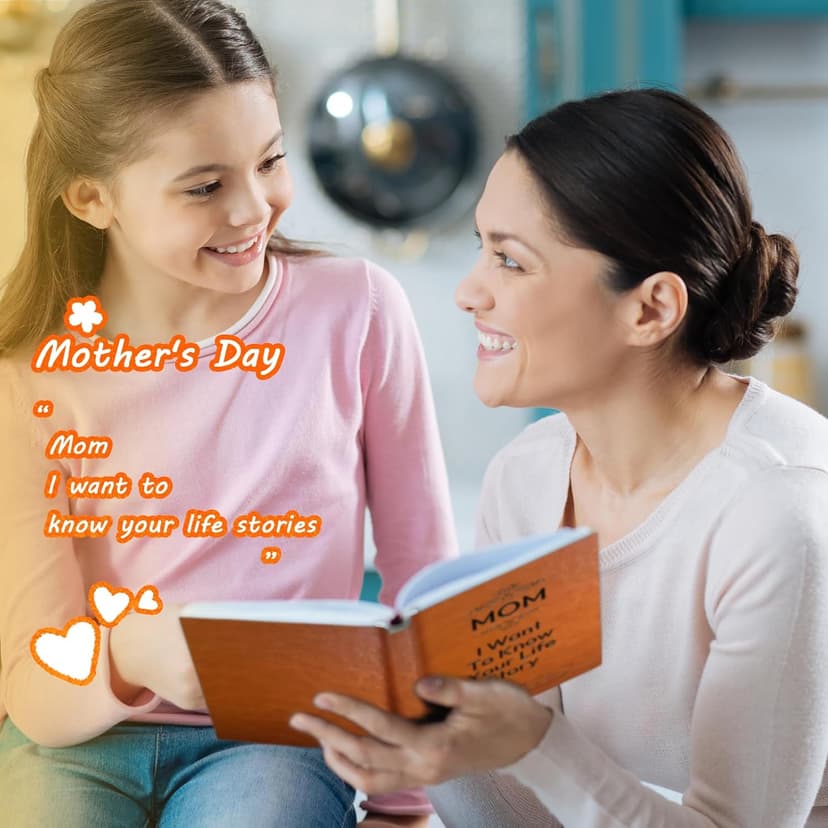 Mom And Dad I Want to Hear Your Life Story Journal (Hardcover). This Journal, Which Includes 250+ Prompt Questions, Is A Sentimental Fathers Day Gift For Dad Thanksgiving Day, Birthdays & Christmas.