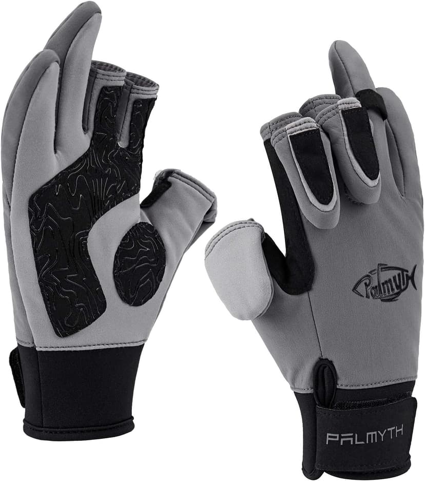Palmyth Flexible Fishing Gloves Warm for Men and Women Cold Weather Insulated Water Repellent Great for Ice Fishing Fly Fishing Photography Motorcycling Running Shooting Hiking