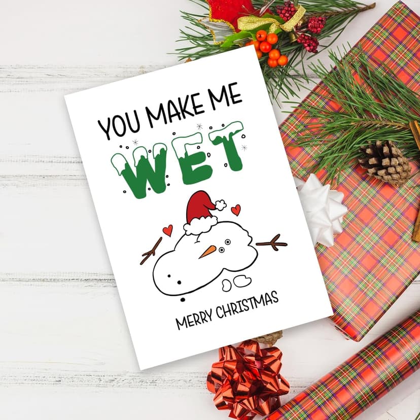 Funny Christmas Card for Him, Dirty Christmas Card Husband, Adult Christmas Card Him, Rude Christmas Card Gift Boyfriend, Sexy Christmas Card For Men, Merry Husband Boyfriend Fiance Christmas Card