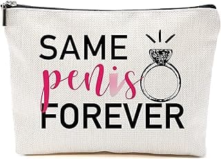 Blue Leaves Fun Bridal Shower Gifts,Fun Engagement Gifts,Bridal Shower Gifts for Bride,Bachelorette Party Gifts- Toiletry bag, Makeup Bag Gifts