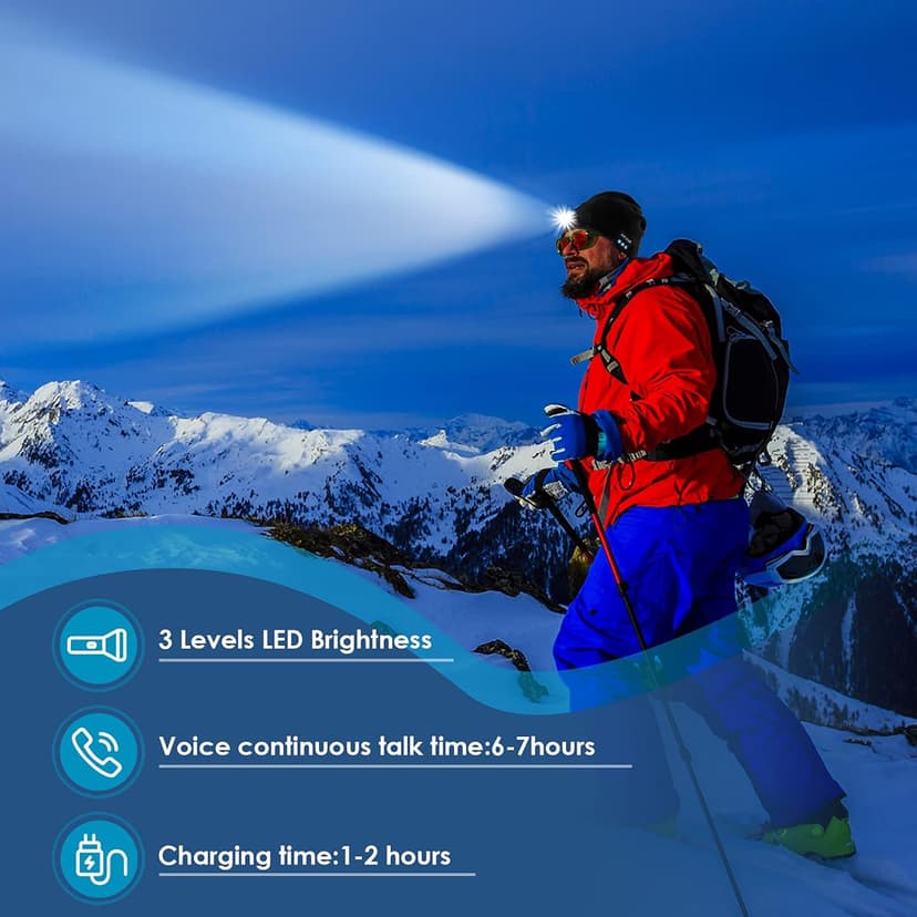 Lenski Stocking Stuffers for Men Adults, Dad Gifts for Men, Bluetooth Beanie Hat for Mens, Mens Gifts for Dad Him Grandpa