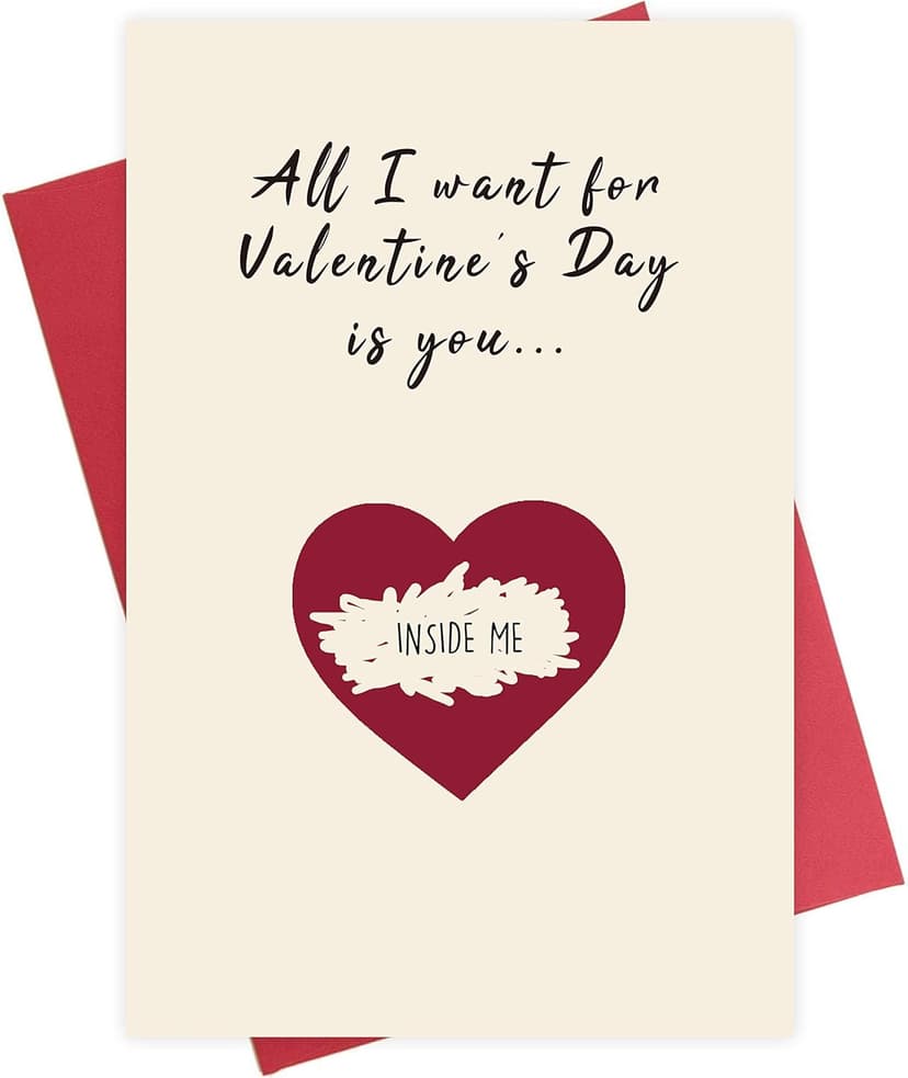 Scratch Valentines Day Card, Funny Vday Scratch Off Card, Unique Valentines Card for Husband Boyfriend