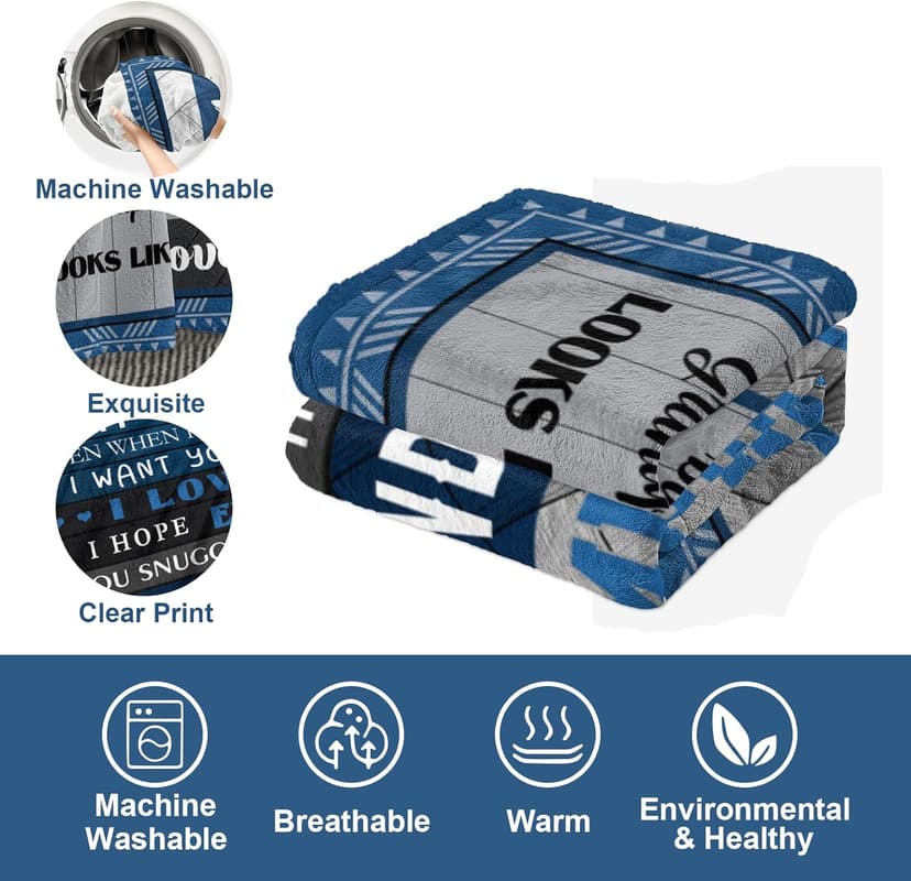 Quilazy Grandpa Gifts, Grandparents Day Gifts for Grandpas Blanket, Best Grandpa Birthday Gift from Grandchildren, Christmas Birthday Gift for Grandpas/Papa/Pop Pop/Grandfather Blanket 60”x50”