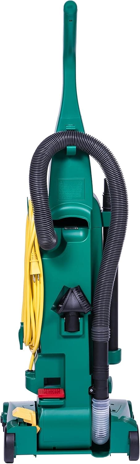 BISSELL BigGreen BGU1937T 13.5" Pro Cup Bagless Upright Vacuum with On-board Tools, 44" Height, 13.5" Wide, 13.2" Length, Polypropylene, 2 fl. oz. Capacity, Green