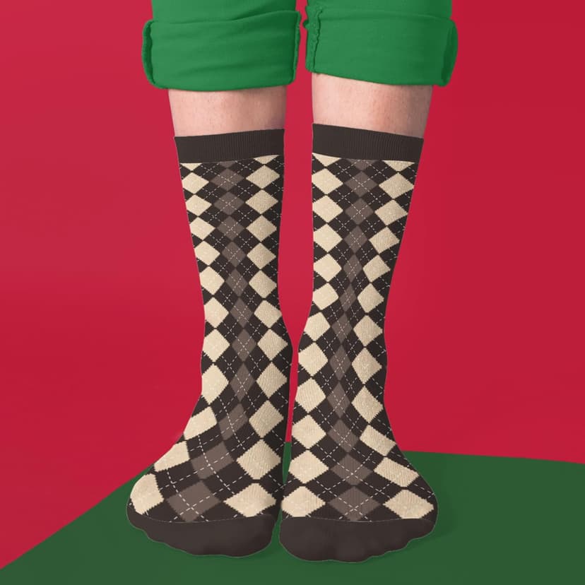 FOURSTUFF Socks for Women, Men - Socks for Grandma, Sister, Wife - Christmas Gifts for Women, Men