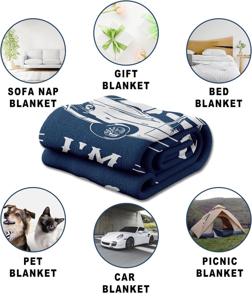 Gifts For Men, Funny Gifts For Men, Fathers Day Birthday Gift For Him, Best Older Man Gift Ideas, Unique Gag Present For Male Grandpa Dad Husband, Cool Fun Retired Gift For Man 60"X50" Blanket