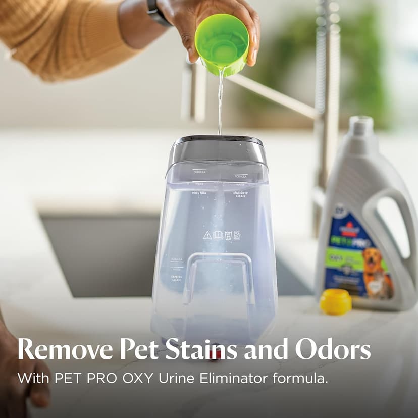 Bissell ProHeat 2X Revolution Pet Pro Plus, 3588F, Upright Deep Cleaner, 30-minute Dry Time, Dual Dirt Lifter Powerbrush, Hose & Tool Attachment, Pet Upholstery and Tough Stain Tool Included