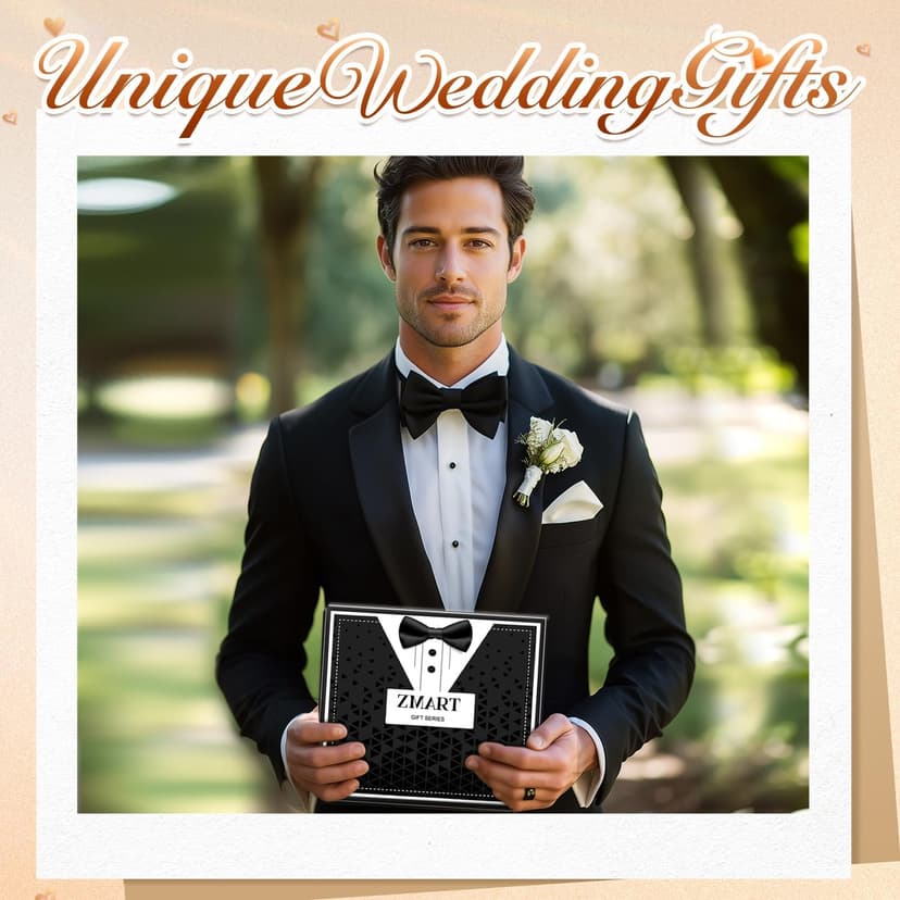 Zmart Wedding Gifts for Men - Father of the Bride Gifts from Bride, Groom Wedding Socks