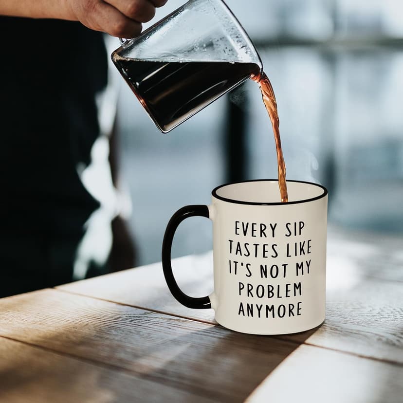 Aurahouse Retirement Gift for Woman Men, Funny Retirement Mug Decorations, Best Retirement Gifts for Women Men 2025, Coworker, Friend, Teacher, Boss, Sisters, Mom, Retired Gifts Not My Problem Anymore