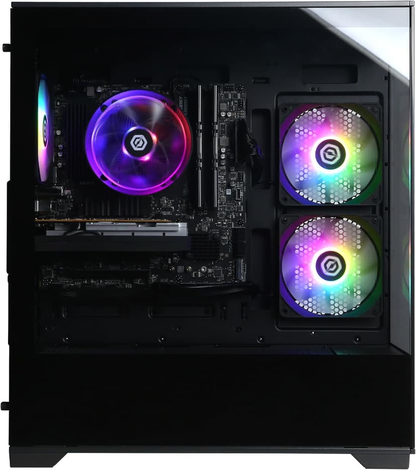 CyberPowerPC Gamer Master Gaming PC, AMD Ryzen 5 5500 3.6GHz, Radeon RX 6400 4GB, 16GB DDR4, 500GB PCIe Gen4 SSD, WiFi Ready & Windows 11 Home (GMA3100A)