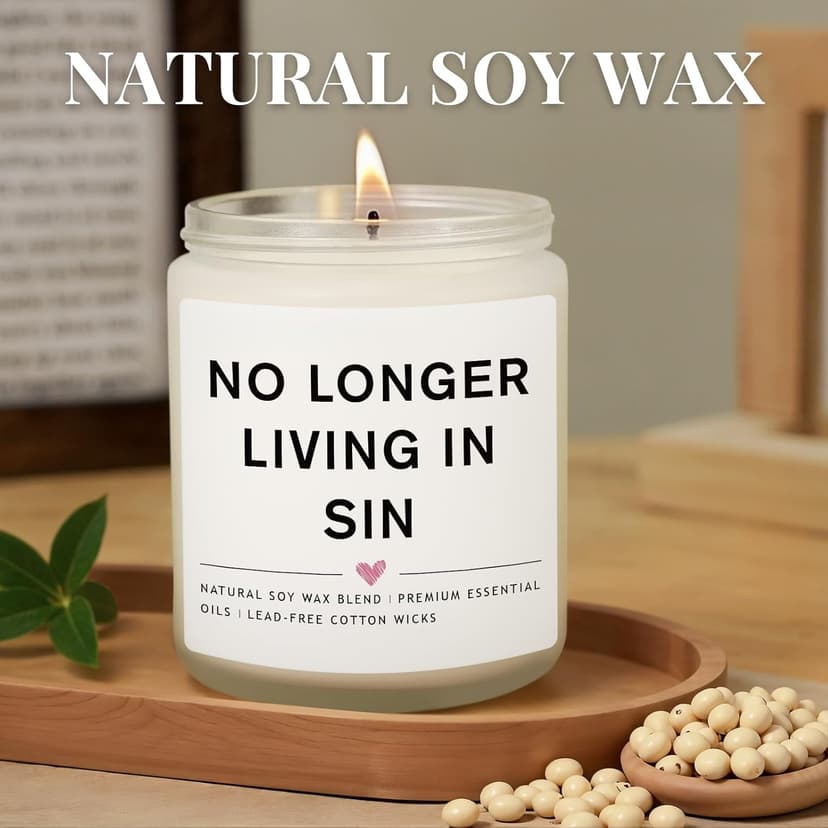 Wedding Gifts for Newlyweds, Engagement Gifts for Couples Newly Engaged, Funny Couples Present, Bride and Groom Gift, Wedding Candles