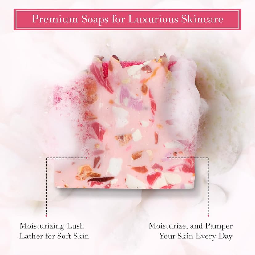 FinchBerry Thank You for Being a Friend Gift Set – Best Friends & Friendship Gifts for Women & Men – Includes 4 Handmade Natural Bar Soaps (4.5 oz Each)