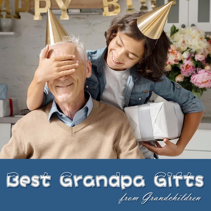 Quilazy Grandpa Gifts, Grandparents Day Gifts for Grandpas Blanket, Best Grandpa Birthday Gift from Grandchildren, Christmas Birthday Gift for Grandpas/Papa/Pop Pop/Grandfather Blanket 60”x50”
