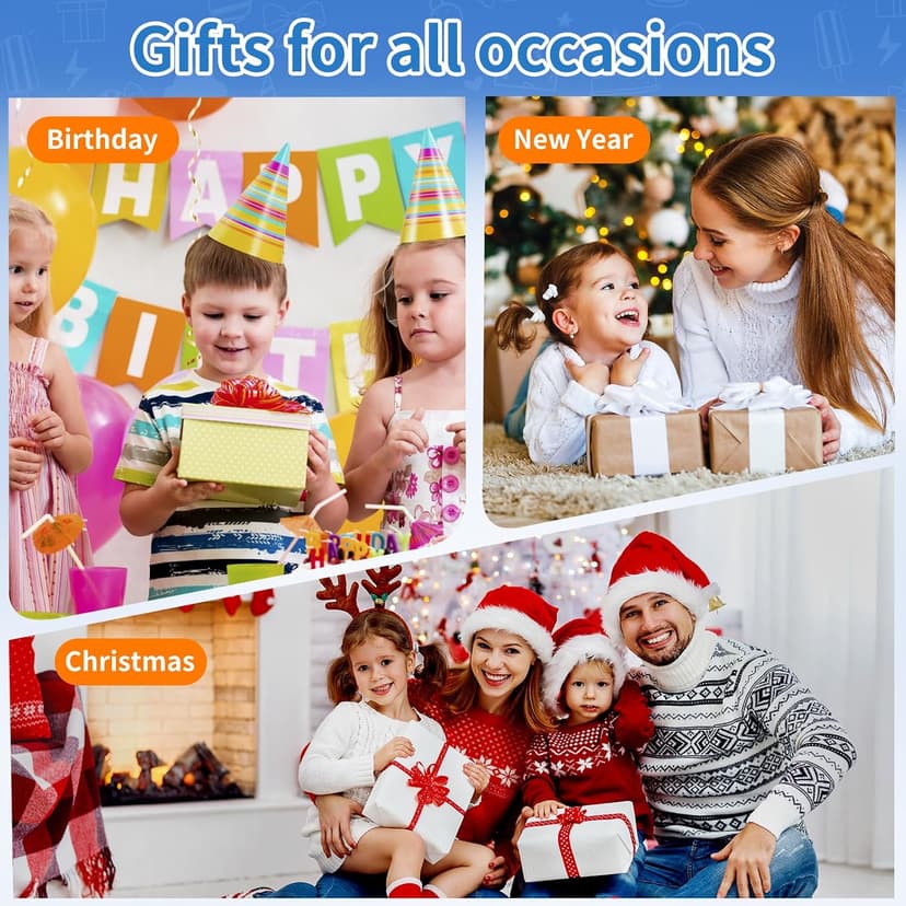 Handheld Game for Kids -Preloaded 220 Retro Video Games, Portable Gaming Player with Rechargeable Battery 3.0" LCD Screen, Mini Arcade Electronic Toy Gifts for Boys Girls (Blue)