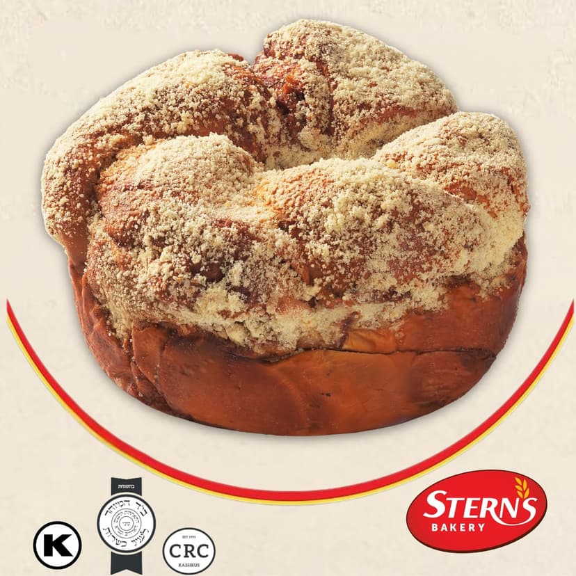 Stern’s Bakery Cinnamon Babka Cake | Coffee Cake, Artisan Breakfast Pastries | Holiday Food Gift- Christmas Thanksgiving | Kosher, Dairy Free, Nut Free