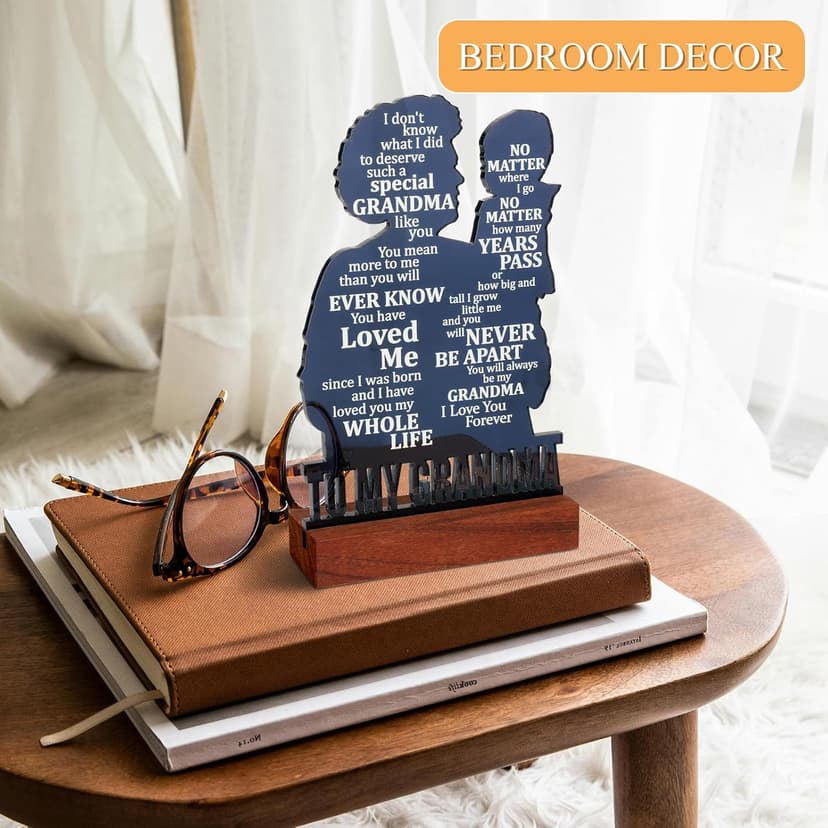 Christmas Gifts for Grandma, Valentines Day Gift for Grandma, Grandma Gifts from Grandson, Birthday Gifts for Grandma from Grandson, Mother's Day Gifts for Grandma, Best Grandma Gifts