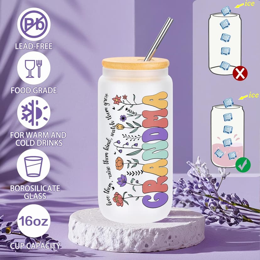 Grandma Gifts, Birthday Gifts for Grandma, Christmas Thanksgiving Mothers Day Ideas Present for Grandmother Basket Set of 5