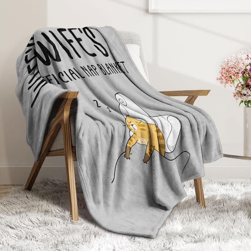 SteadStyle Christmas Wife Gifts for Wifey from Husband - Gifts for Her Blanket, Wife Birthday Gift Ideas, Wedding Anniversary Romantic Gift for Wifey, Valentines Mothers Day Present for Her 60"X 50"