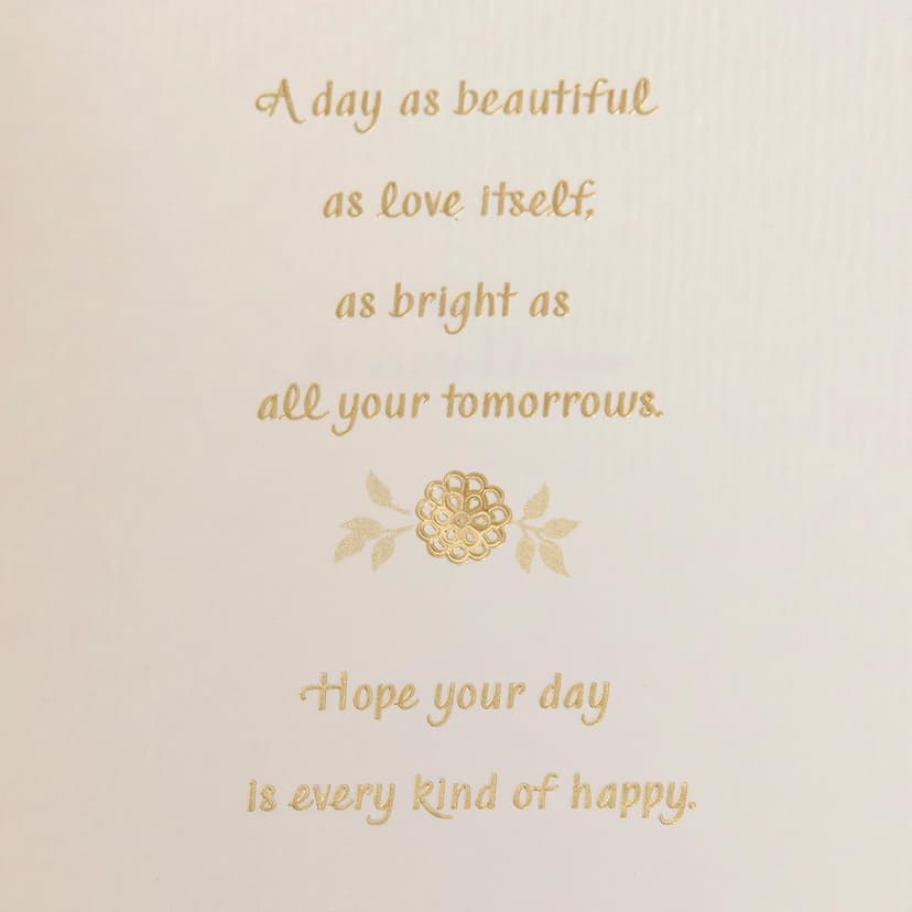 Hallmark Wedding Card (Mr. & Mrs.)
