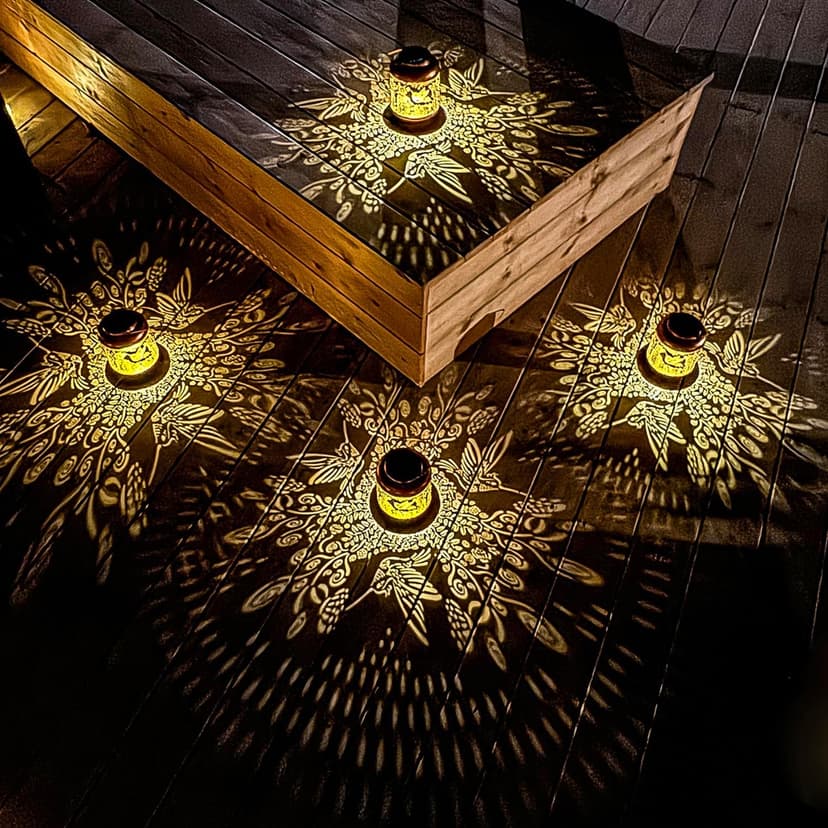 Christmas Gifts for Women Hummingbird Solar Lanterns Outdoor Waterproof Hanging Solar Lights Hummingbird Gifts Metal Bird Decorative LED Lanterns for Yard, Patio, Lawn, Pathway, Garden Decor