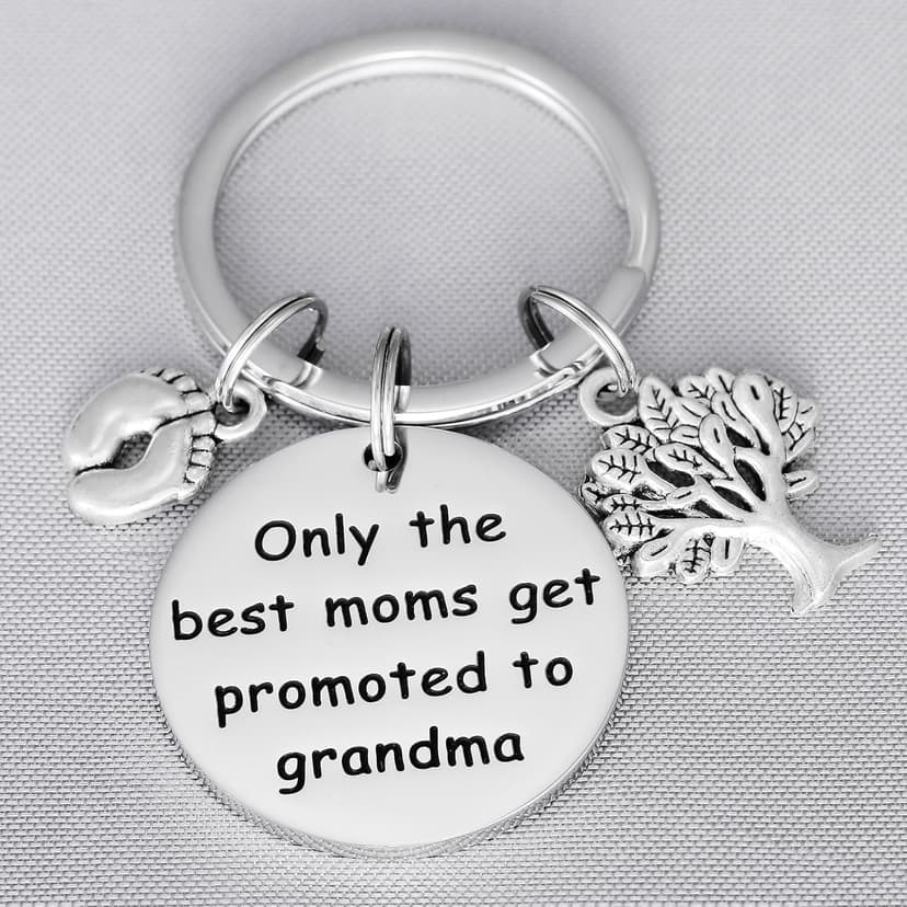 Kivosliviz New Grandma Gift Keychain Grandmother Announcement Gift First Time Grandma Gifts Key Chain