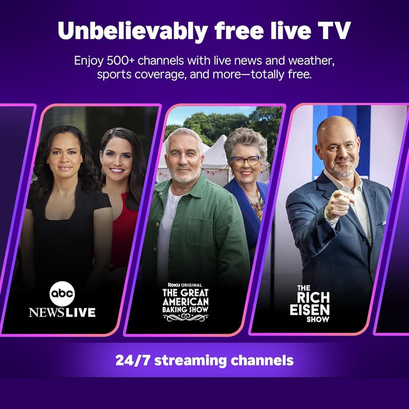 Roku Smart TV 2025 – 32-Inch Select Series, 720p HD TV – RokuTV with Voice Remote – Flat Screen LED Television with Wi-Fi for Streaming Live Local News, Sports, Family Entertainment - Amazon Exclusive