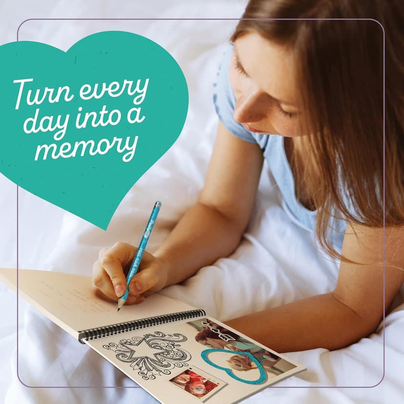 Pretty Me DIY Journal Kit for Girls - Gift for 8-14 Year Old Girl - Cool Birthday Gifts Ideas for Teens - Fun, Cute Art & Crafts Kits for Tween Teenage Kids- Scrapbook & Diary Supplies Toy Set