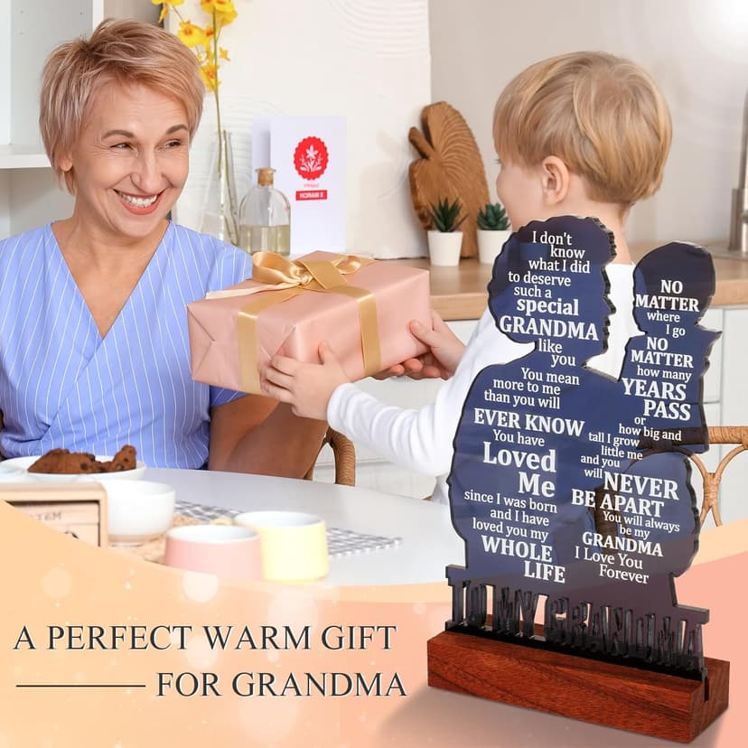 Christmas Gifts for Grandma, Valentines Day Gift for Grandma, Grandma Gifts from Grandson, Birthday Gifts for Grandma from Grandson, Mother's Day Gifts for Grandma, Best Grandma Gifts