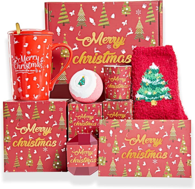 Womens Gifts for Christmas Mom Grandma Sister Wife Girlfriend Teacher Coworker Unique Christmas Gifts Basket Christmas Presents xmas Gift for Women