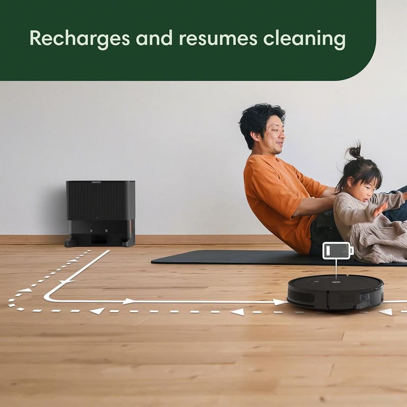 iRobot Roomba Vacuum 2 Essential Robot with AutoEmpty Dock, 3 Suction Levels, Latest Floor Tracking Sensors, and Compact Design (Black)