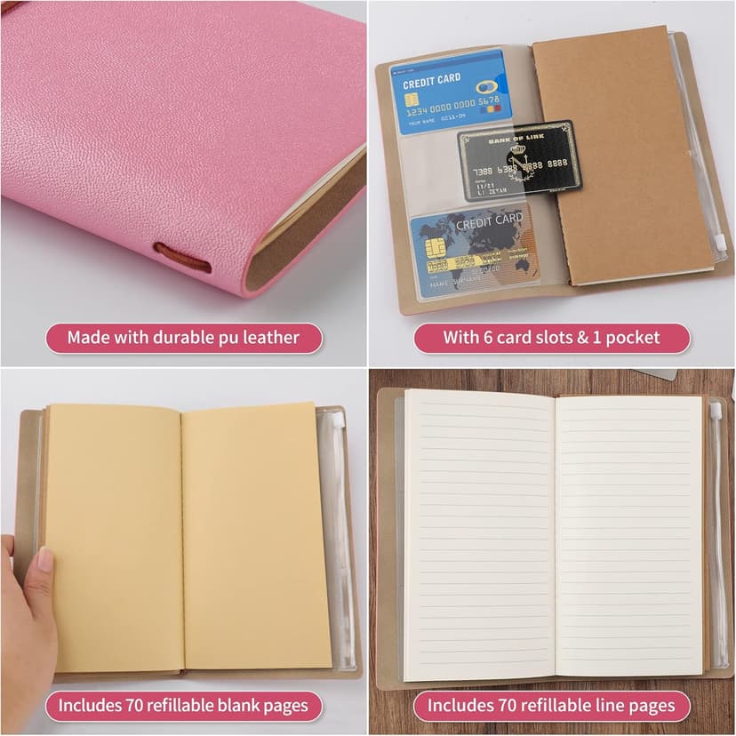 PRSTENLY Sister In Law Gifts Leather Journal, 140 Page Refillable Journal Christmas Graduation Birthday Mothers Day Gifts for Sister In Law