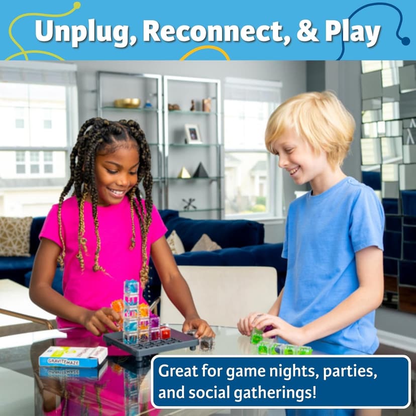 ThinkFun Gravity Maze - Falling Marble Logic Game - Challenging STEM Toy for Kids 8-12 - Gravity Marble Maze - Brain-Building Fun - Educational Gift - Boosts Critical Thinking & Problem Solving