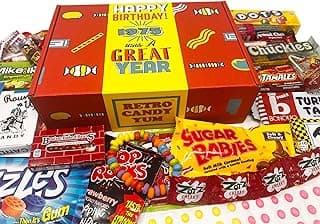 1975 Retro Childhood Candy Gift Box for 50th Birthday 1970s sweets JN