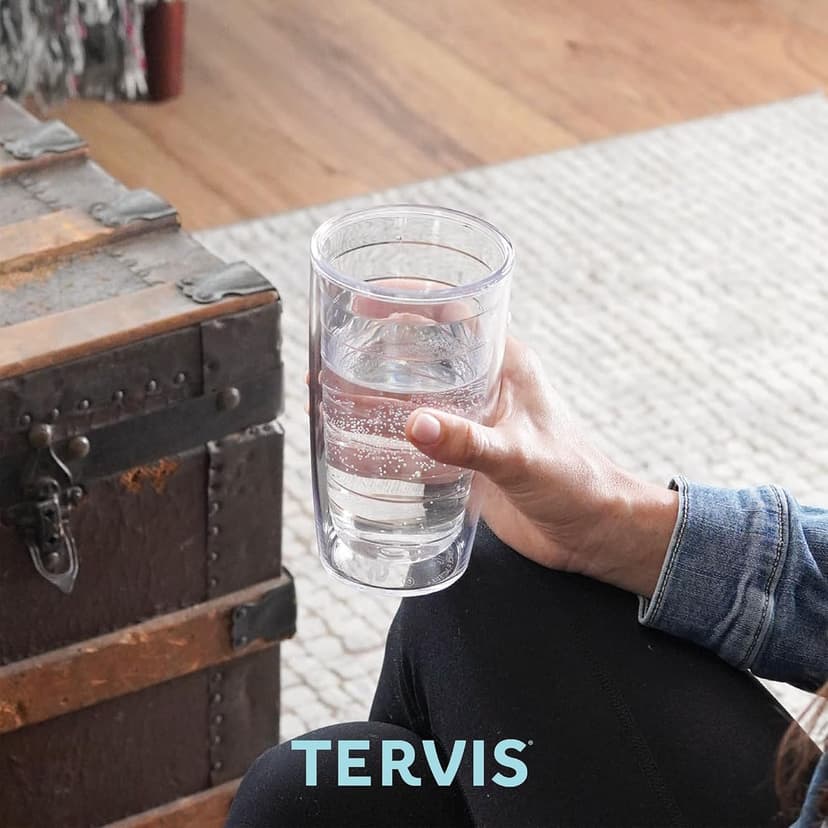 Tervis Fishing Lures Made in USA Double Walled Insulated Tumbler Travel Cup Keeps Drinks Cold & Hot, 16oz, Classic