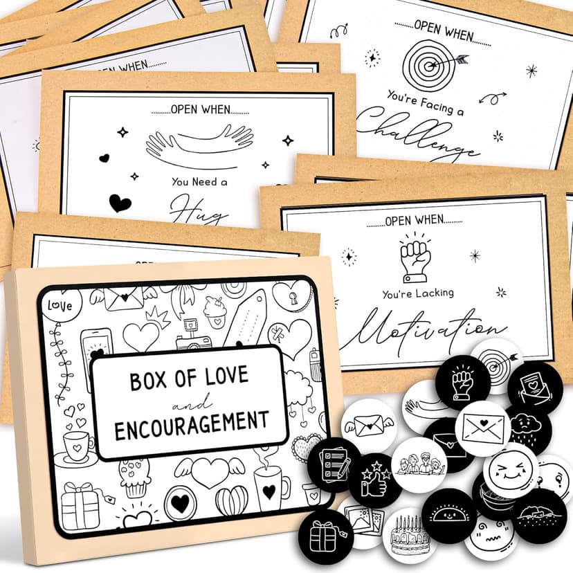 Open When Envelopes For College Student - High School Graduation Gift Card Book 2025, Open When Letters For Boyfriend, Colleges Survival Kit Going To College Gifts For Her, Him, Daughter