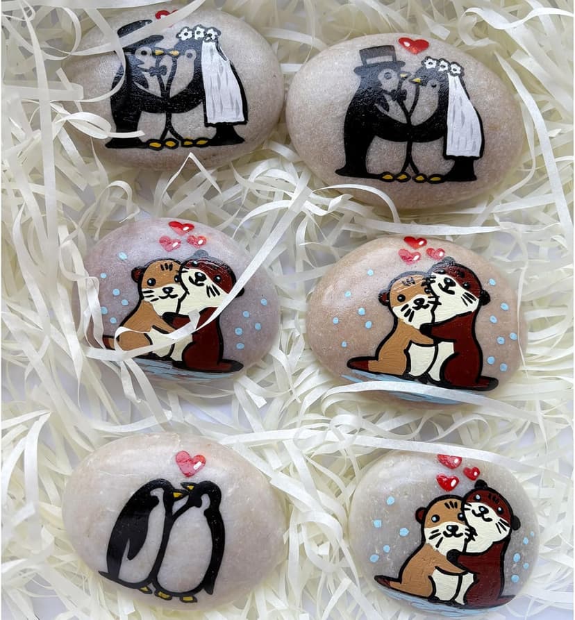 mqajdv Penguin Groom Gift from Bride – To My Husband on Our Wedding Day – Thoughtful Marriage Keepsake for Husband from Wife-to-Be – Unique Big Day Gift with Card