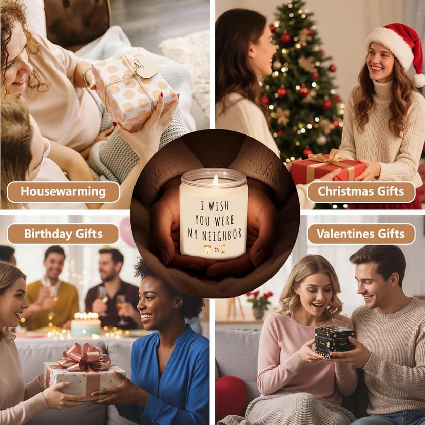 Gifts for Women, Birthday Gifts for Women, Unique Friendship House Warming Gift for Womens, Best Friend, Her, Sister, Bestie, Funny Lavender Scented Candles with Replaceable Stickers Gift Ideas