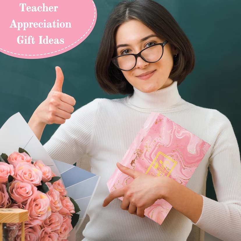 Teacher Appreciation Gifts for Women 7 Pcs, Back to School End of Year Thank You Gifts for Teachers Basket for Graduation, Retirement, Birthday, Christmas