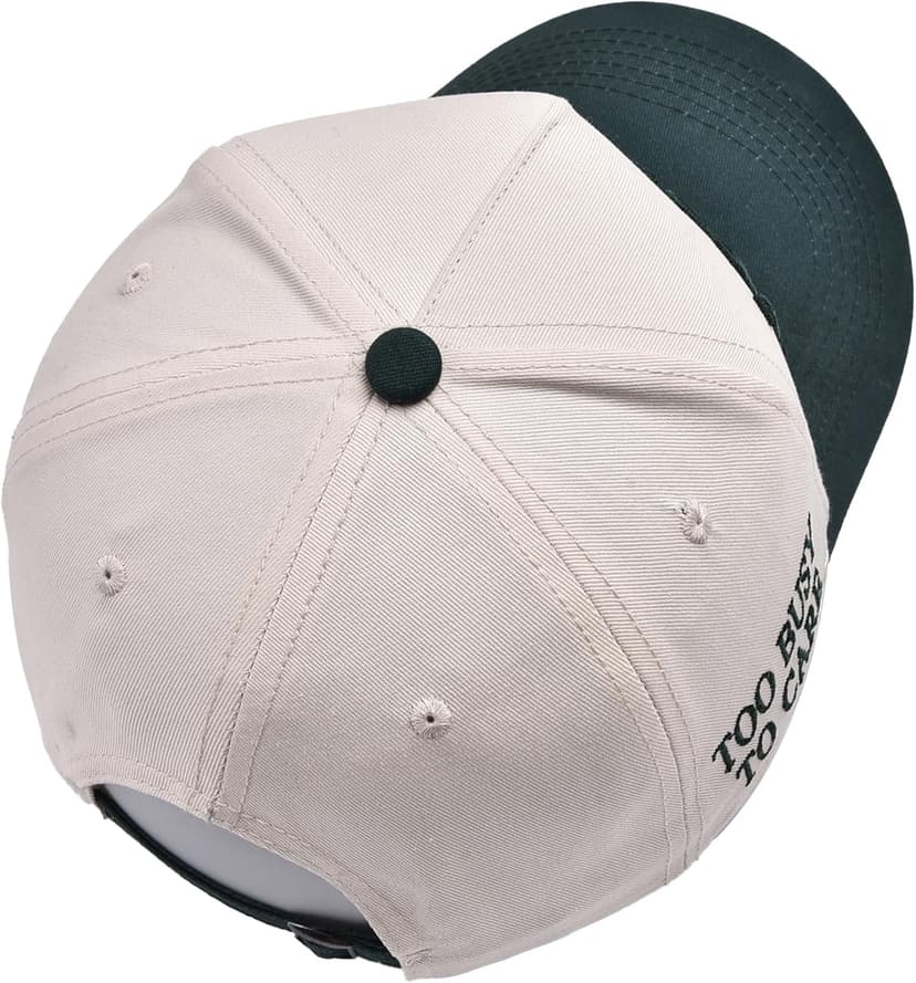 Funny Mommin Hat for Women, Mama Too Busy to Care Truck Hat Gifts Adjustable Washed Cotton Embroidered Mom Baseball Cap