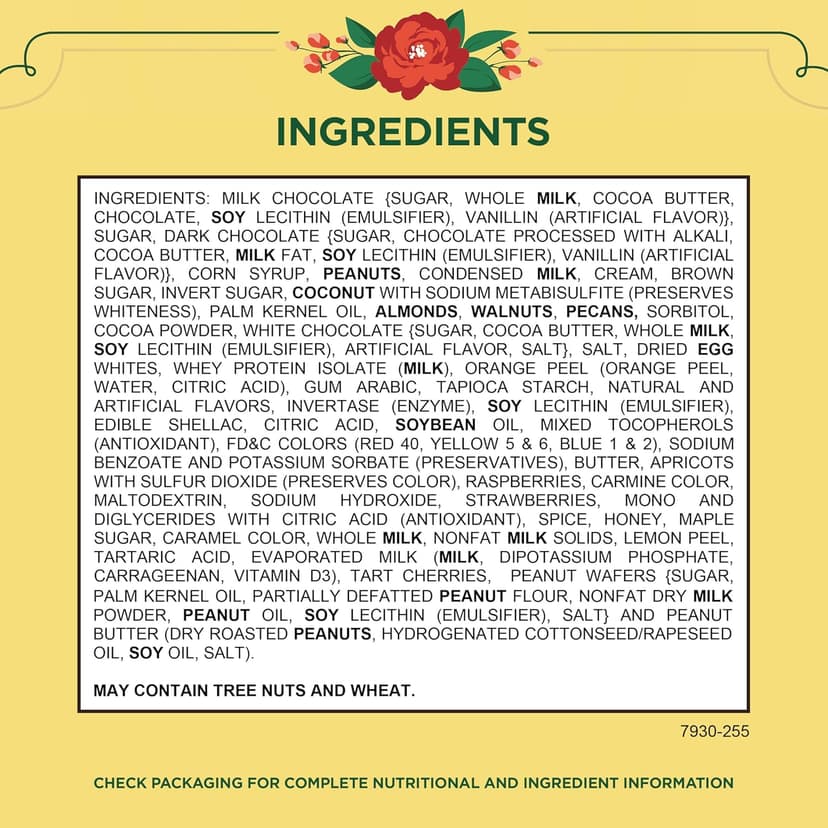 WHITMAN'S SAMPLER Assorted Milk & Dark Chocolate Candy Gift Box, 10 oz.