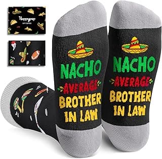 HAPPYPOP Novelty Family Gifts - Gifts for Son Uncle Brother Papa Grandson Nephew, Funny Socks for Him