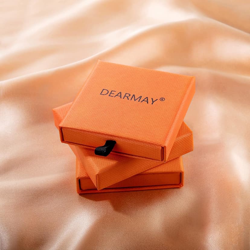 DEARMAY Gold Bracelets for Women Waterproof, 14K Real Gold Jewelry Sets Trendy Thin Dainty Stackable Cuban Link Paperclip Chain Bracelet Pack Fashion Accessories Gifts for Womens