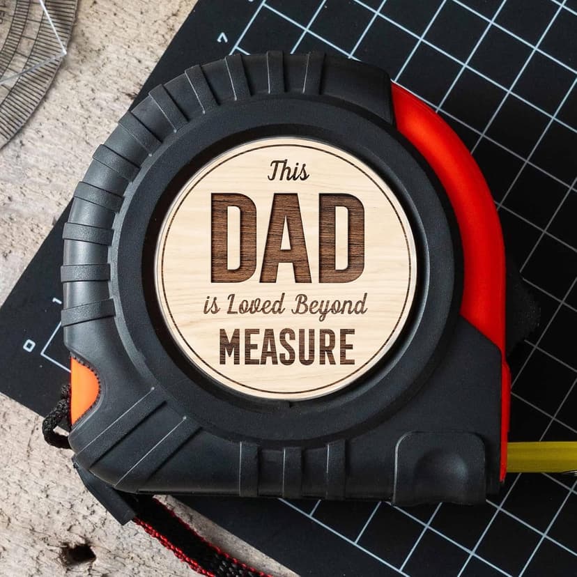 Gossby Tape Measure for Dad - Fathers Day, Birthday, Christmas - Woodworking, Carpenter Tool Gift for Men