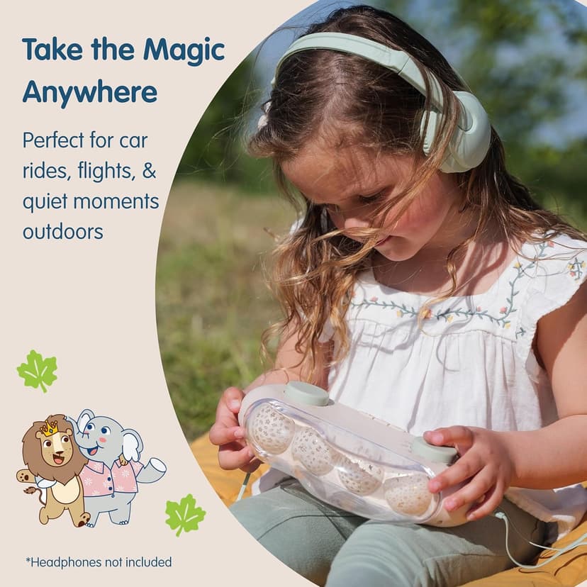 Cloudb Cloudbox Storytime Audio Story Books Toy Gift for Toddlers Kids Girls Boys | English/Spanish Voice Record Storyteller | 36 Stories, 8 Melodies, Star Projector Night Light White Noise Dreambox