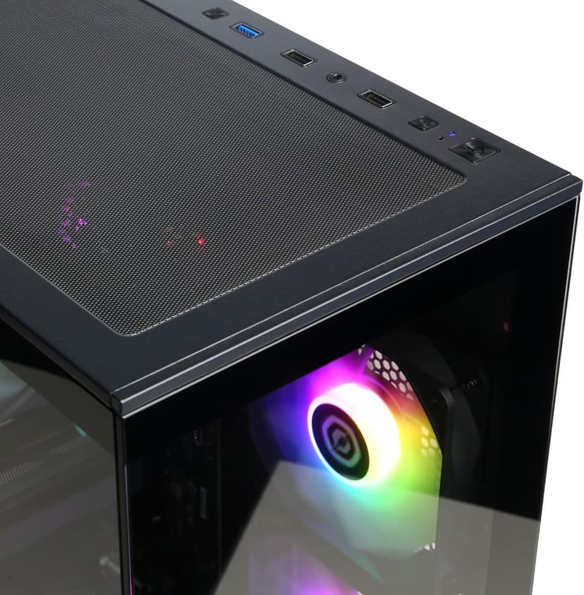 CyberPowerPC Gamer Master Gaming PC, AMD Ryzen 5 5500 3.6GHz, Radeon RX 6400 4GB, 16GB DDR4, 500GB PCIe Gen4 SSD, WiFi Ready & Windows 11 Home (GMA3100A)